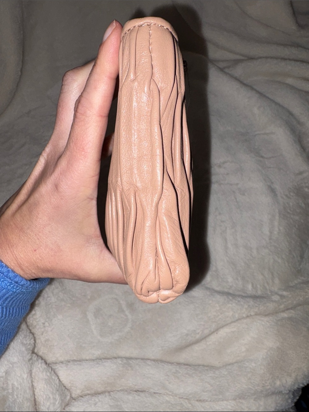 Coach Madison gathered wristlet. Pink/nude - Picture 3 of 10